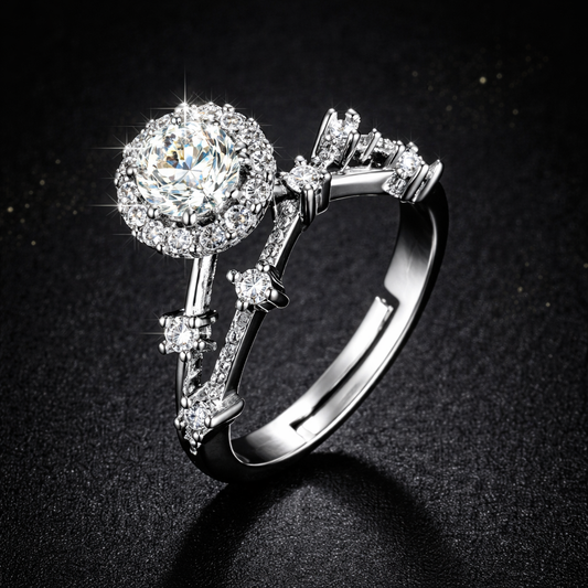 Herlux Solara Crystal Anti-Tarnish Ring