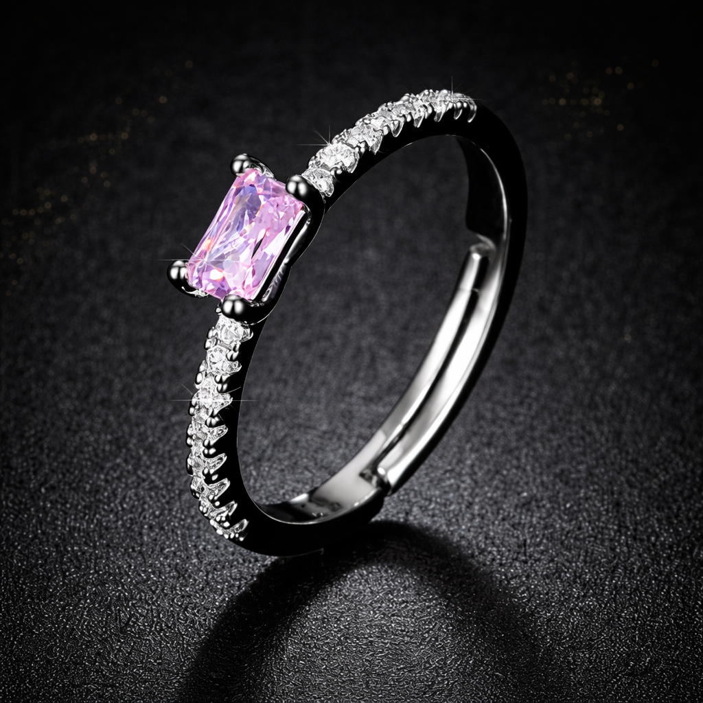Herlux Zenvia Pink  Anti-Tarnish Ring