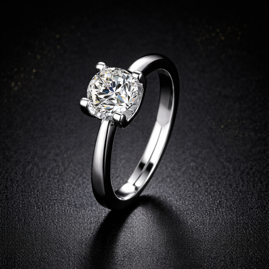 Herlux Orlisse Solitaire Anti-Tarnish Ring